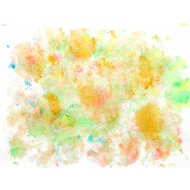 Created by bouncing balloons with paints on papaer