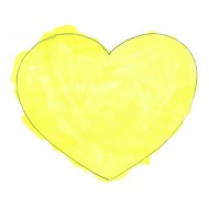 Use watercolor to paint a heart