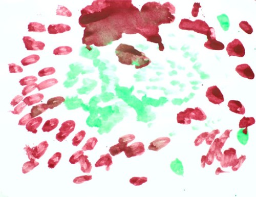 Preparation of Writing - Dot Dot of Watercolor